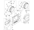 Maytag MDE2400AZW front panel - drum diagram