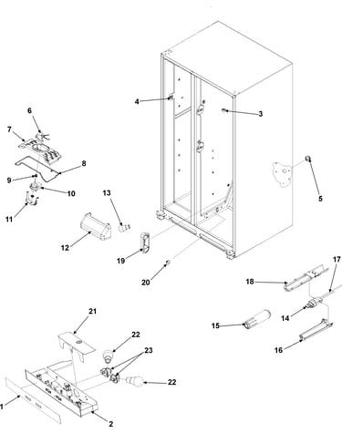 Evap fan assy and lights