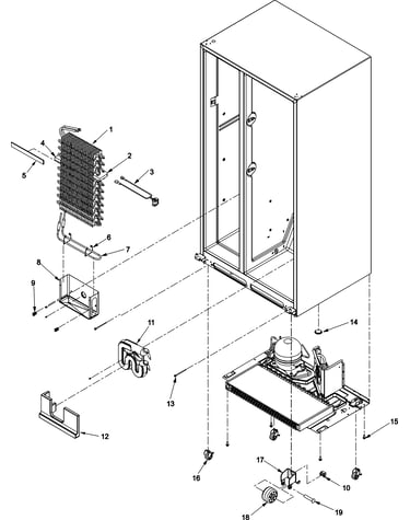 Evaporator assy and rollers