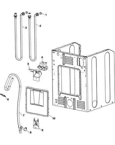 Cabinet rear
