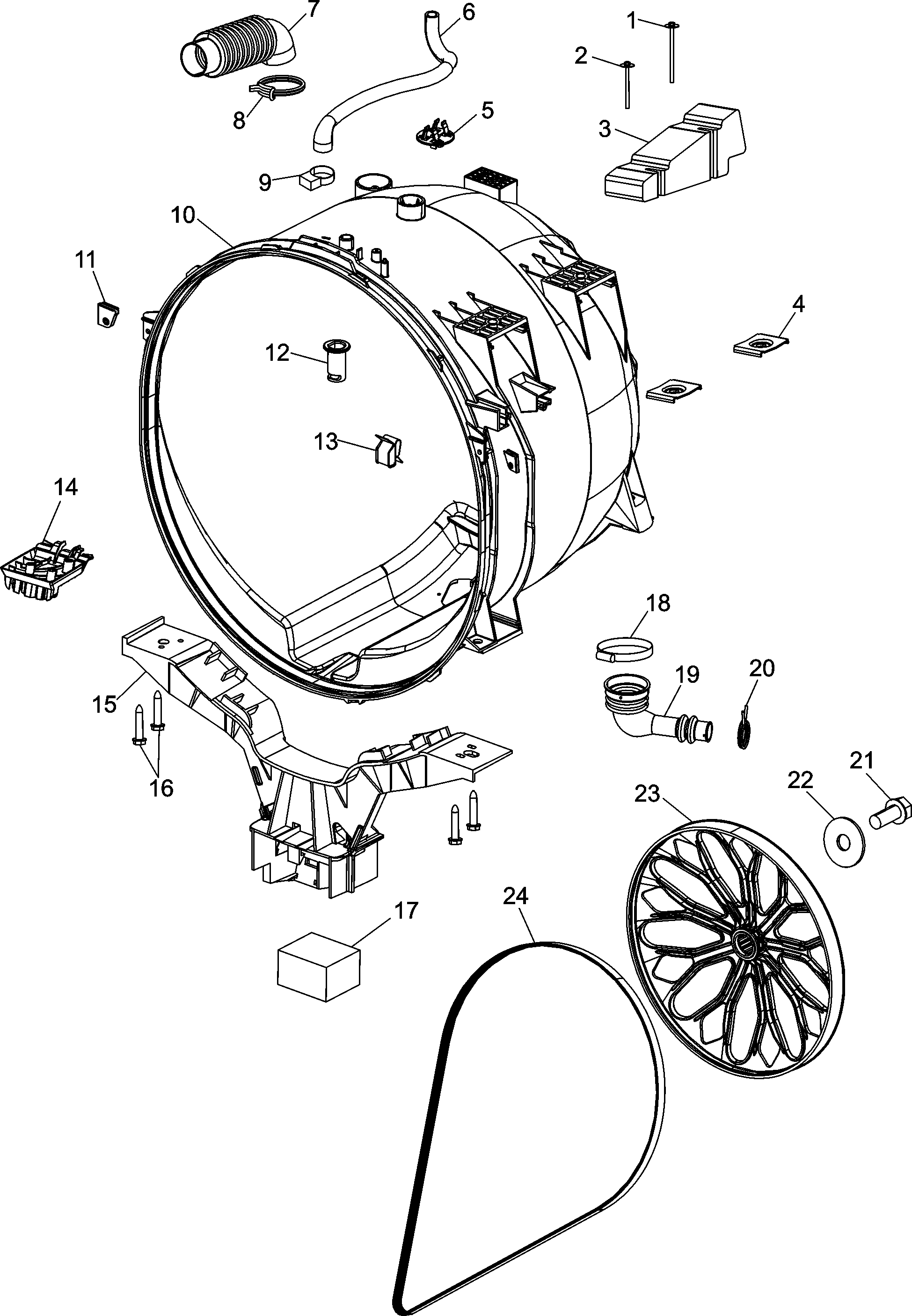 Outer tub