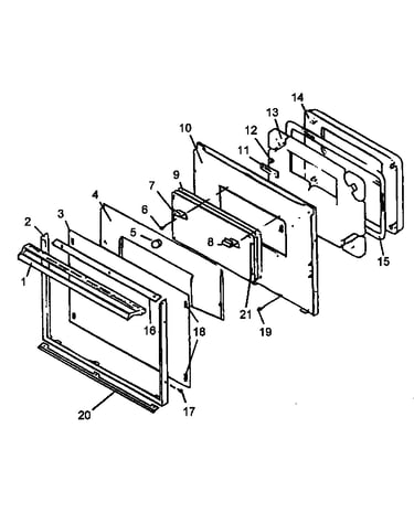 Oven door