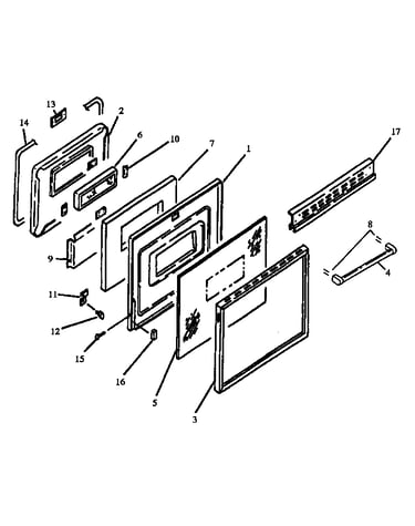 Oven door