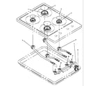 Amana AKS30WW-P1142501NW gas components diagram