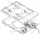Caloric RTP308-P1142505NL electrical components diagram