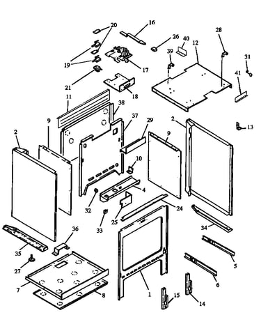 Oven cavity assy