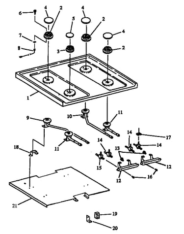 Sealed burner