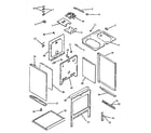 Caloric EST3102L-P1130627NL cabinet assy diagram