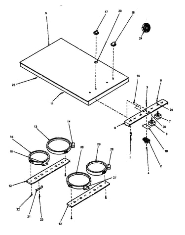 Cooktop assy