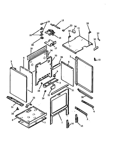 Oven cavity assy