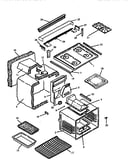 Main top and oven assy