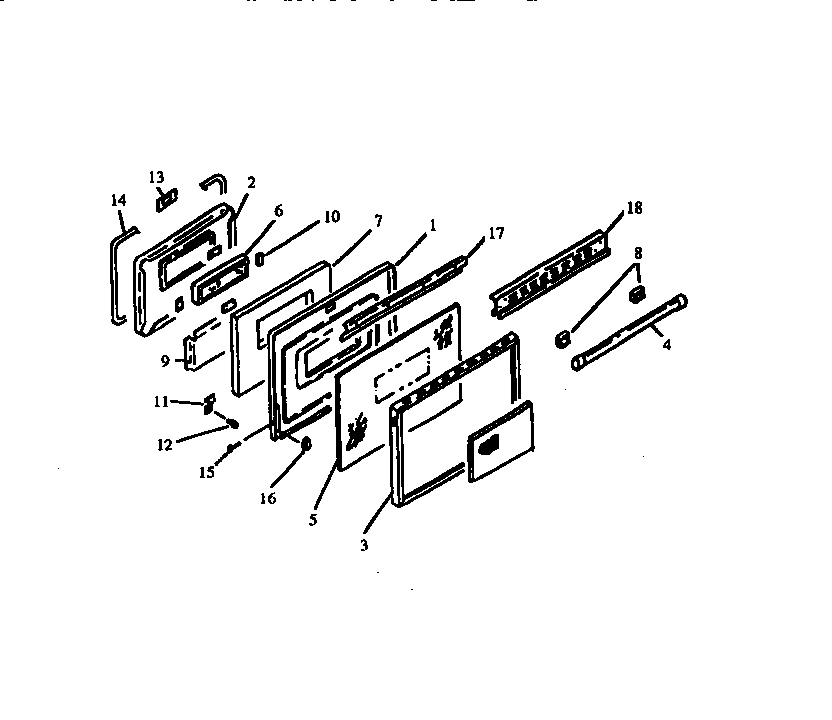 Oven door