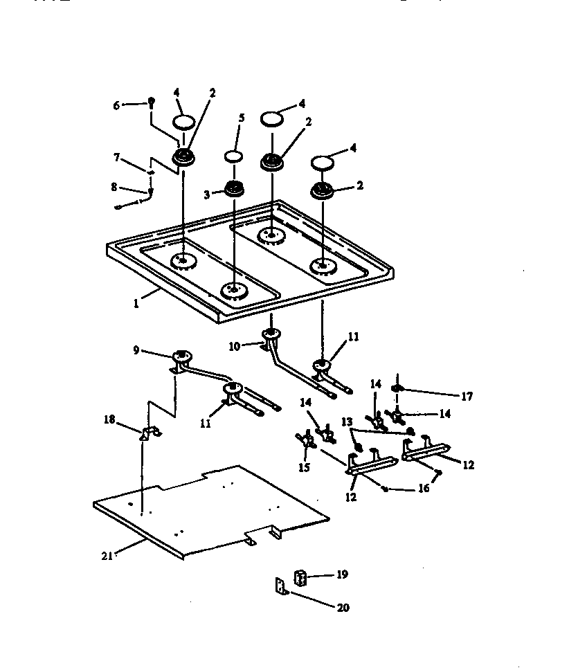 Sealed burner