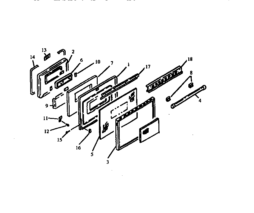 Oven door