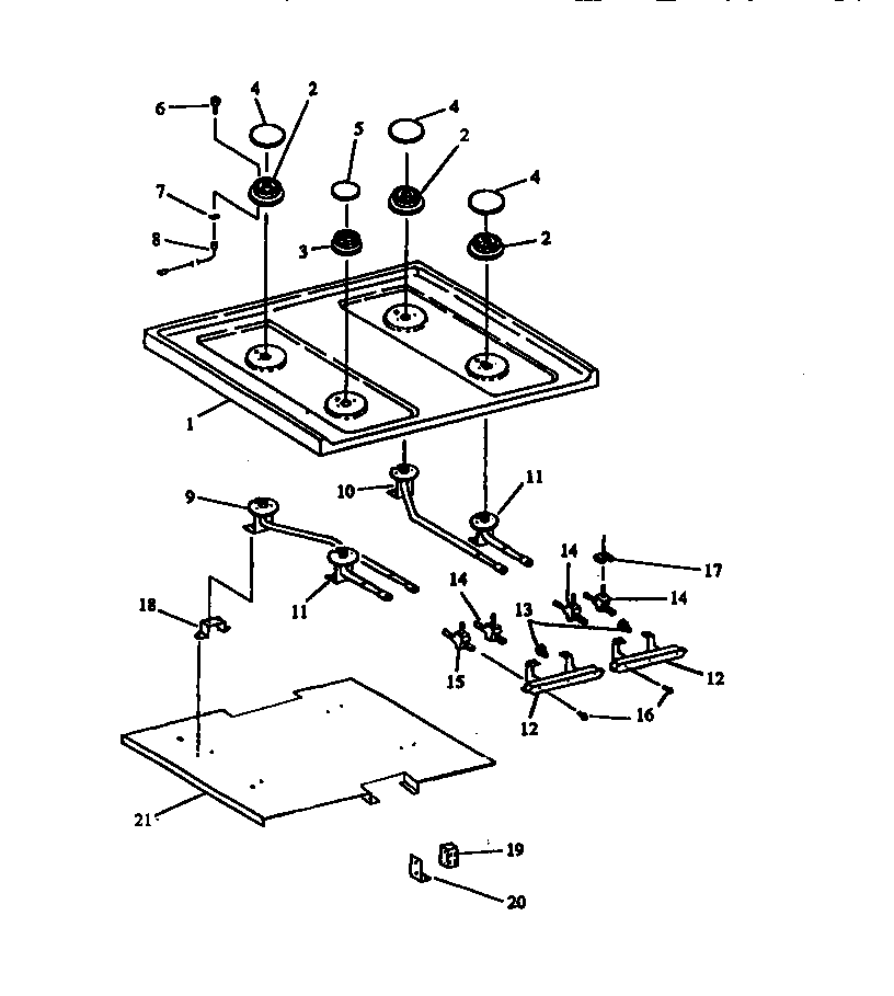 SEALED BURNER