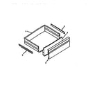 Caloric RST310UK-P1130738NK storage drawer diagram