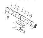 Caloric RST310UK-P1130738NK control panel diagram