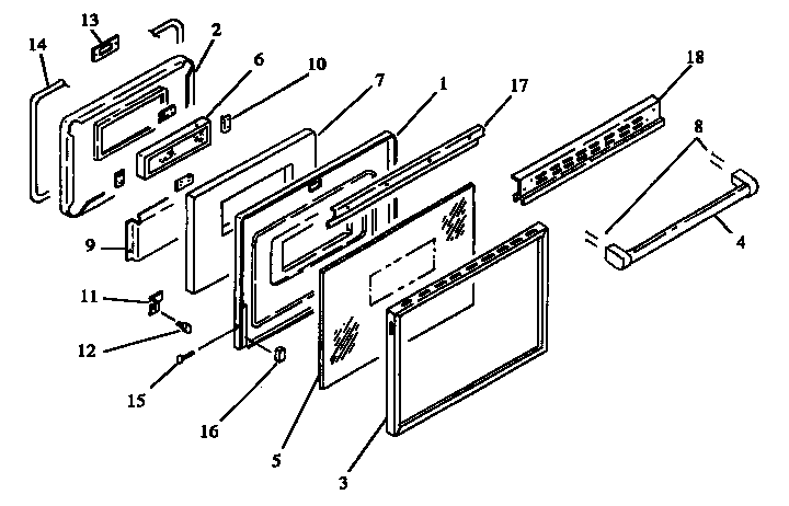 Oven door