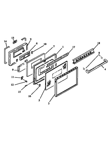 Oven door