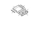 Amana ARS636E-P1130623NE storage drawer parts diagram