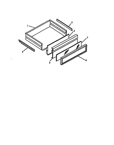 Storage drawer parts