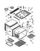 Main top and oven assy