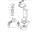 Amana CARDS801E-P1131925NE ventilation parts diagram