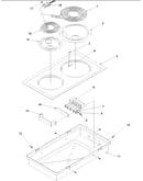 Open coil cooktop - cc1e/w