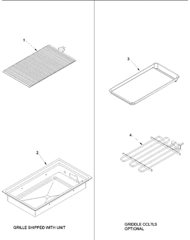 Grille and griddle - cc7ls