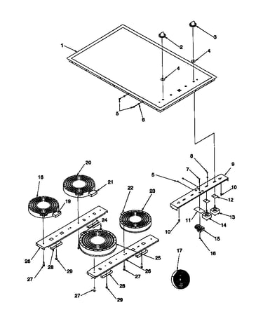 Cooktop assy