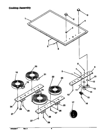 Cooktop assy