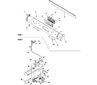 Amana ARGS7650LL-P1130762NLL control panel and gas supply diagram