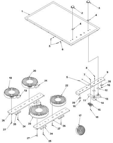 Cooktop assembly