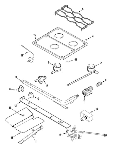 Top & gas controls