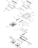 Refrigerator shelving