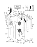 Cabinet, water valve, hoses & frnt panel