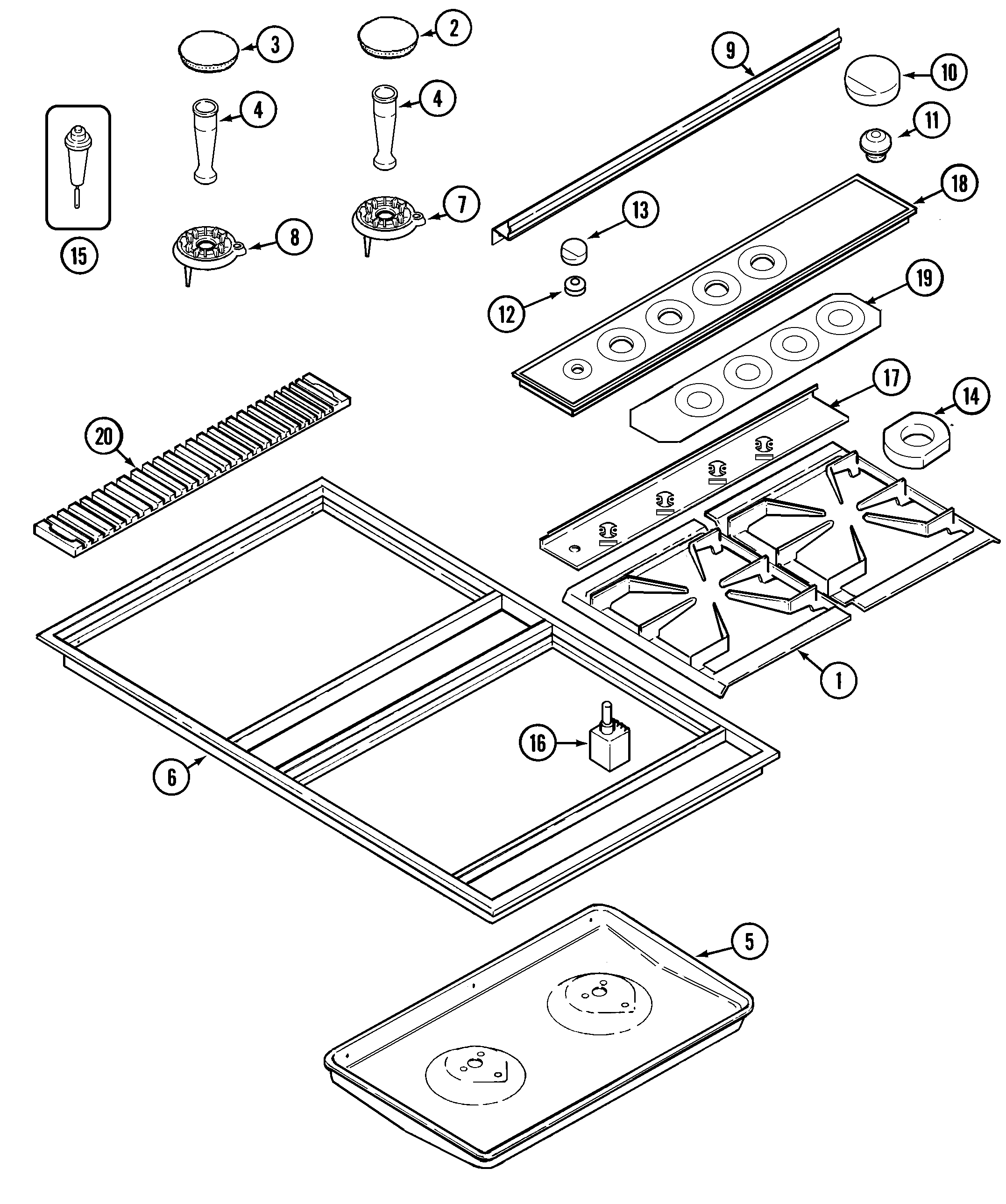 Top assembly