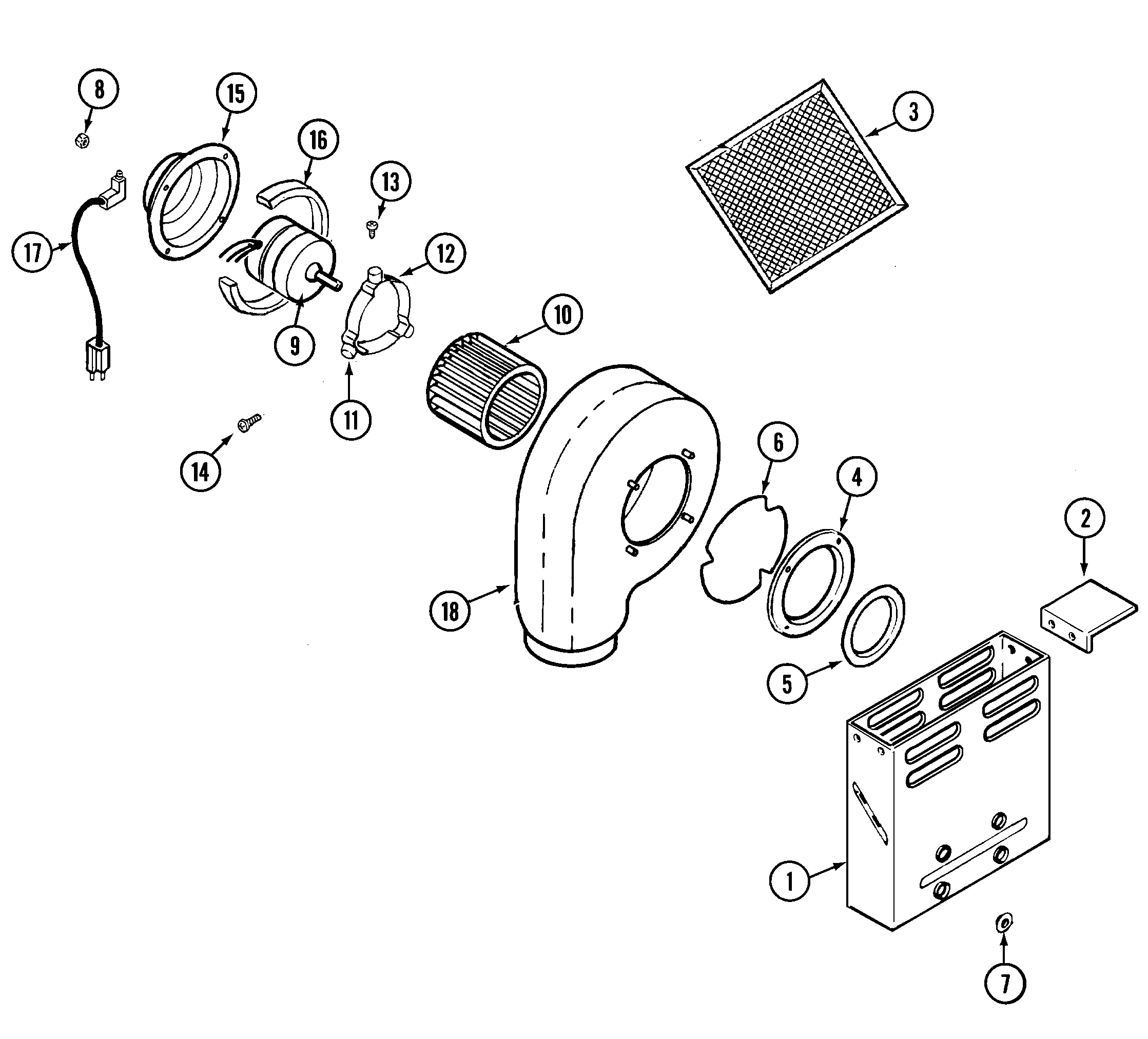 Blower plenum