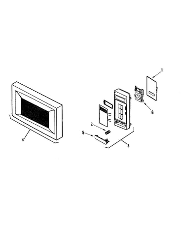 Control panel/door assembly