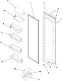 Refrigerator door