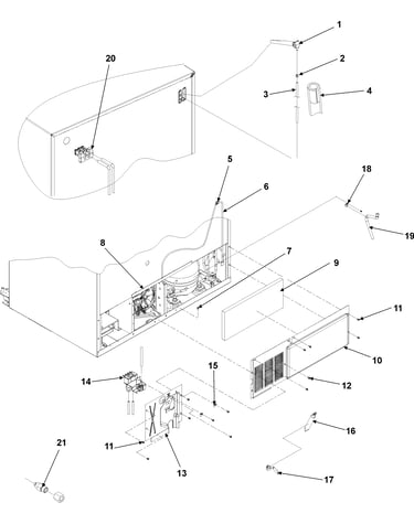Cabinet back