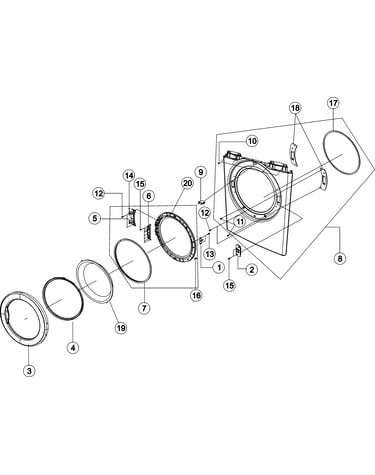 Door - front panel