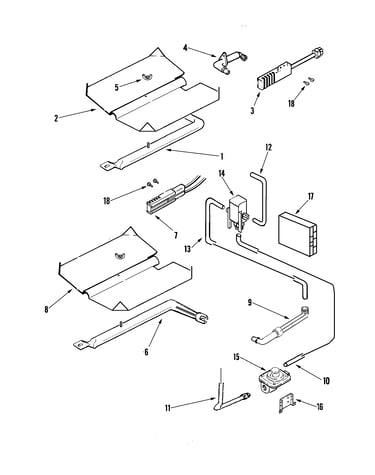 Gas controls/oven