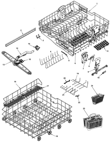 Rail & rack assembly