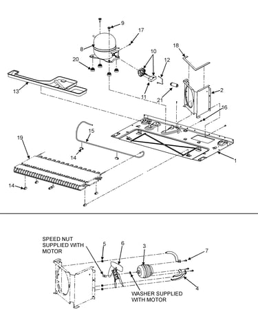 Compressor & cond motor