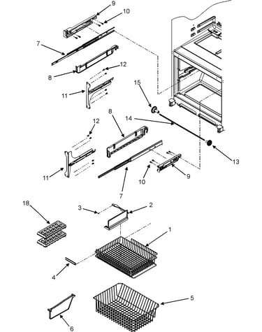 Freezer shelves