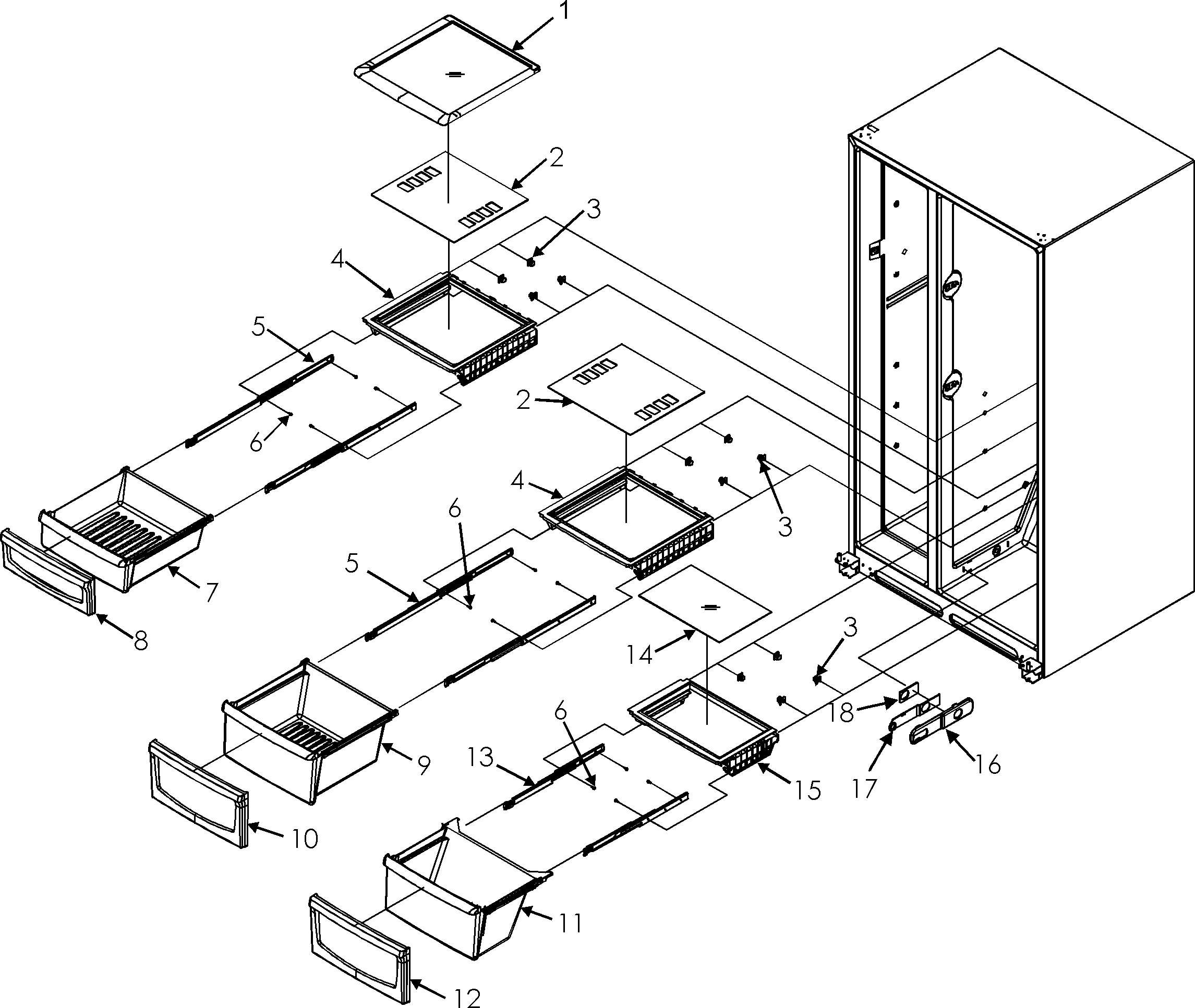 Crisper assembly