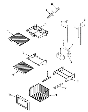 Shelves & accessories (freezer)