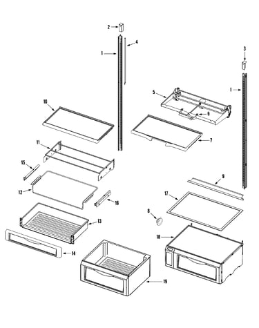 Shelves & accessories (fresh food)