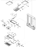 Refrigerator shelving
